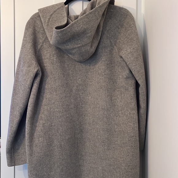 Vince Duffle Coat- grey Sz small - Picture 3 of 3